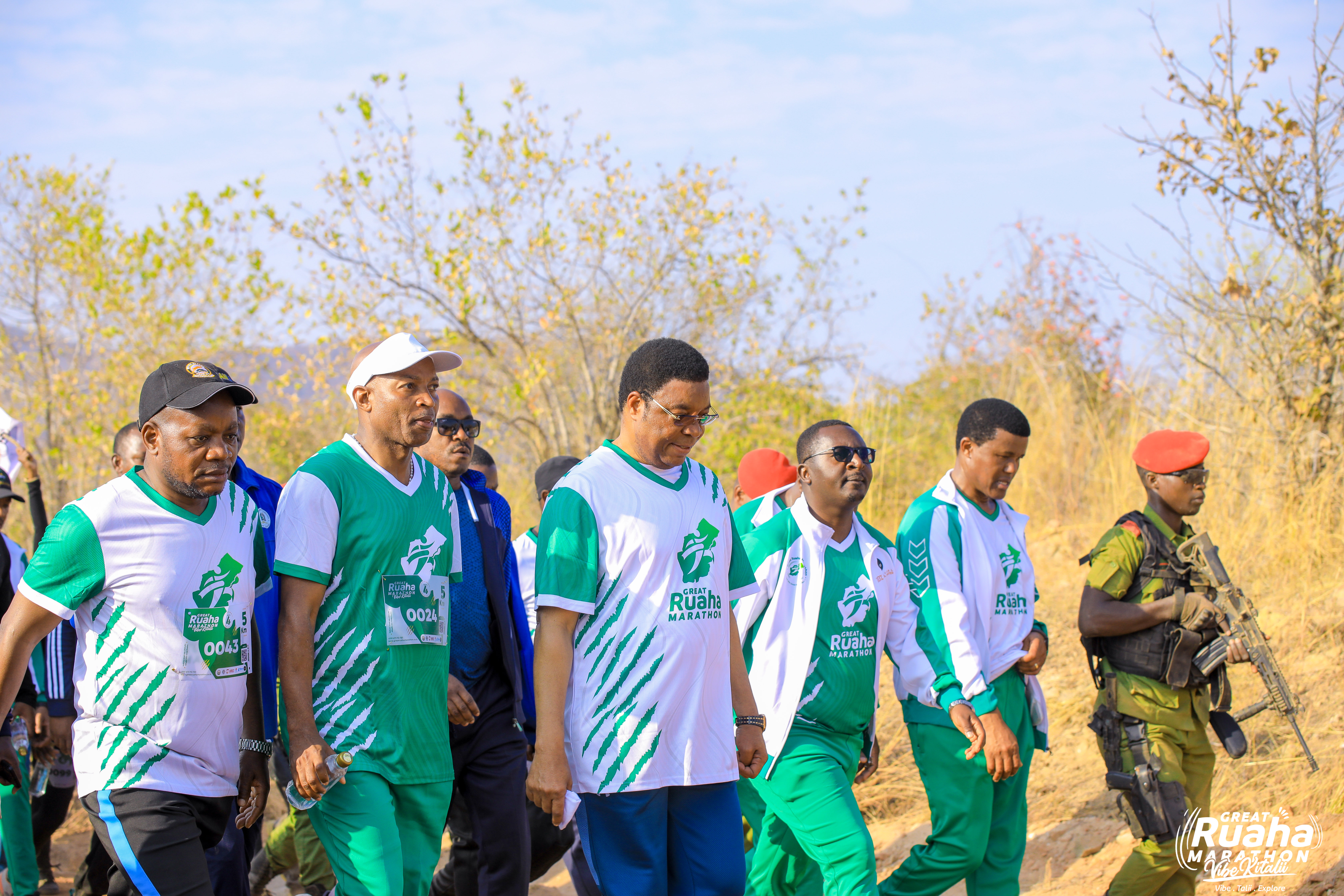 GRUMA runners at Ruaha